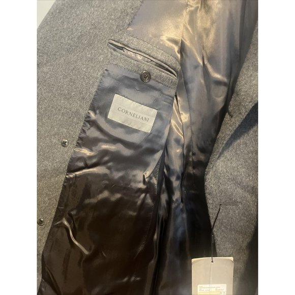 Corneliani Wool Double Breasted Overcoat Topcoat Size US 42 IT 52R Rtl $1495 - Picture 6 of 6